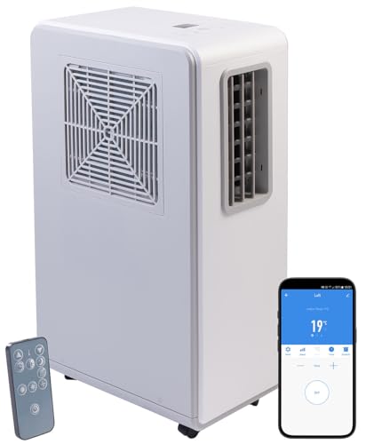 Sichler Haushaltsgeräte Air Conditioner: Mobile Klimaanlage ohne Abluftschlauch, 1.800 BTU/h, 500 W, WLAN, App (Klimaanlage ohne Schlauch, 500 Watt, Mini)