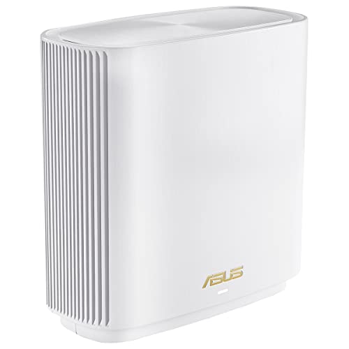 ASUS ZenWiFi XT9 AX7800 2er Set Weiß kombinierbarer Router (Tethering als 4G und 5G Router-Ersatz, Whole-Home Tri-Band AI Mesh WiFi 6 Router System, 2.5G Port, Abdeckung von bis zu 530qm / 6+ Räumen)