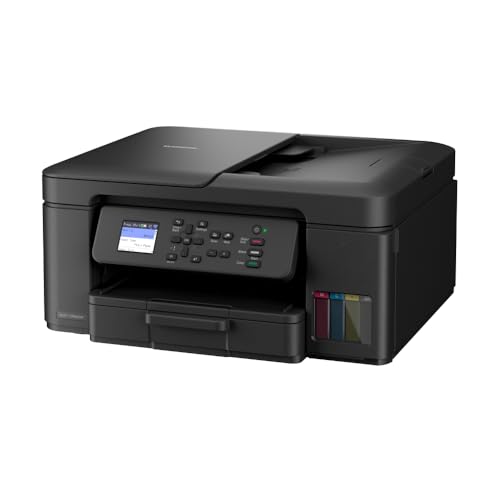 Brother DCP-T780DW Kabelloser Tintenstrahldrucker A4 | 3-in-1 (Drucken/Kopieren/Scannen) | WLAN/USB 2.0 | ADF | A4 | Duplexdruck | Fotos | Inklusiv Hochbox-Tinten | Stecker