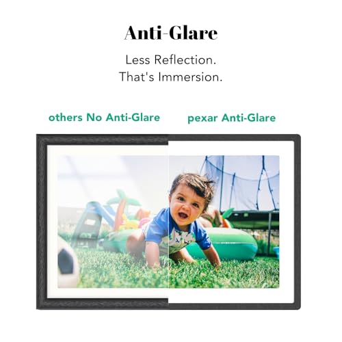 pexar by Lexar 2K Digitaler Bilderrahmen, FAZ Kaufkompass Testsieger, 11'' Anti-Glare IPS Touch Screen, Wi-Fi Digitaler Fotorahmen mit 32GB zum Verschenken