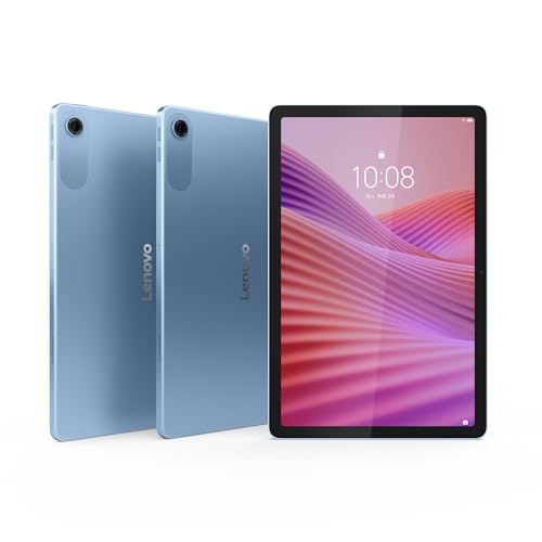 Lenovo Tab WUXGA Tablet 25,6 cm (10,1 Zoll), MediaTek Helio G85, 4 GB RAM, 64 GB, 60 Hz, 2 Lautsprecher, Wi-Fi 5, Bluetooth 5.3, Android 14, Polarblau, inklusive transparenter Hülle