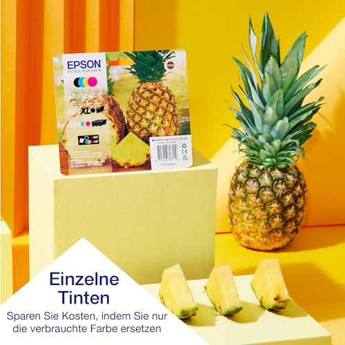 Epson Expression Home XP-4205 3-in-1-Tinten-Multifunktionsdrucker, Scanner, Kopierer, WLAN, Einzelpatronen, Duplex, 2,4-Zoll-Display, DIN A4, inkl. 3 Monate ReadyPrint Flex-Tintentarif