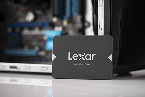Lexar NS100 2,5" SATA III (6Gb/s) Interne SSD 512GB, Solid-State-Laufwerk, SSD Festplatte Interne bis zu 550 MB/s Lesen, SATA SSD für Laptop, Desktop-Computer/PC