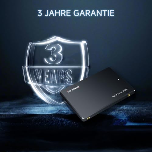 Fanxiang S101Q 480GB SATA III SSD 2,5 Zoll Interne Festplatte für PC Laptop | Bis zu 540 MB/s Lesegeschwindigkeit, Interne SSD Festplatte, 3D NAND Flash, Schneller Systemstart