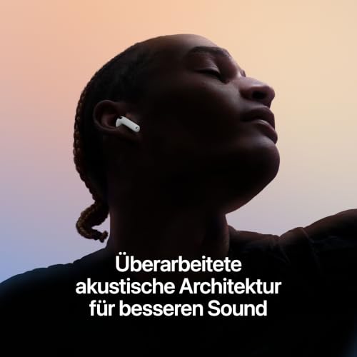 Apple AirPods 5 Kabellose In Ear Kopfhörer | Bluetooth Kopfhörer, Aktive Geräuschunterdrückung, Personalisiertes 3D Audio, Live Übersetzung, USB C Ladecase, H2 Chip