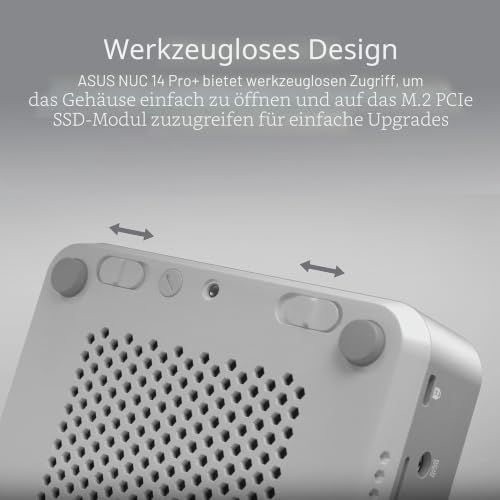 ASUS NUC 14 Pro+ RNUC14RVSU500000I, UCFF, Mini-PC Barebone, DDR5-SDRAM, PCI Express, 802.11a, 802.11 (90AR0051-M00010)