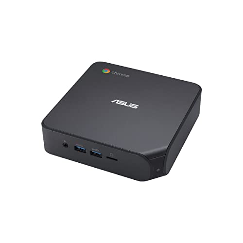 ASUS CHROMEBOX4-G3006UN Mini Desktop PC (Intel Core i3-10110U, integrierte Intel HD Grafik, 4GB DDR4 Speicher, 128GB M.2 SATA SSD, Chrome OS) schwarz