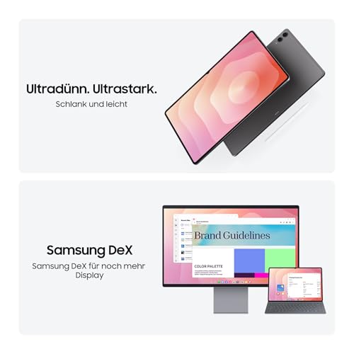 Samsung Galaxy Tab S11 Ultra 5G, AI Tablet Leichtes Design, Vielseitige KI-Tools, DeX, 512 GB Speicher, 12 GB RAM, Lange Akkulaufzeit, Gray, 3 Jahre Herstellergarantie [Exklusiv auf Amazon]