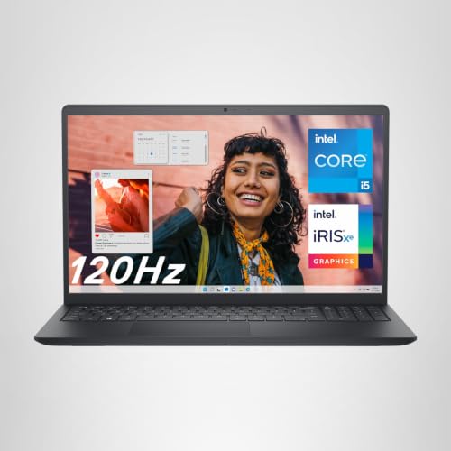 Dell Inspiron 15 3530 Laptop, 15.6 inch FHD (1920 x 1080) Display, 13th Generation Intel Core i5-1334U, Intel Iris Xe Graphics, 16GB RAM, 512GB, Windows 11 Home, Black