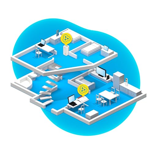 FRITZ!Powerline 1260 WLAN Set | Mesh| Wi-Fi 5 bis zu 1,2 GBit/s | Dualband WLAN (2,4/5 GHz), Powerline über das Stromnetz bis 1,2 GBit/s, einfache Einrichtung, Developed in Europe