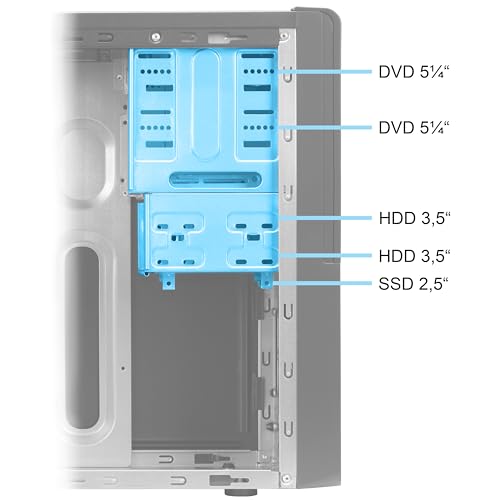 Ankermann Business Work V3 | AMD Ryzen 5 3400G | 16GB RAM | 1TB NVMe SSD | Windows 11 | WLAN & Bluetooth | MS Office 2024