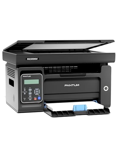 PANTUM M6500NW Laserdrucker Multifunktionsgerät mit Scanner und Kopierer,Drucker WLAN, Schwarz Weiss, Airprint, A4,22ppm