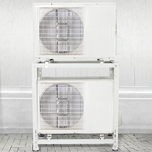 Halterung für Klimaanlagen für den Außenbereich, zweistufiger verzinkter Stahlständer für Mini-Split-AC-Einheiten, universelle Wärmepumpen-Basisstütze
