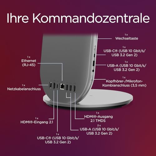 Lenovo Yoga All-In-One AI PC | 27" QHD Touch-Display | Intel Core Ultra 9 285H | 32GB | 1TB SSD | Intel Arc Grafik | Win11 | Inkl. Wireless Maus-Tastatur | Grau | Augenschutz | 2 Jahre Premium Care