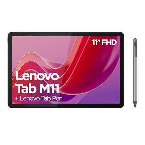 Lenovo Tab M11 | Tablet | 11'' | 8GB | 128GB | Android | Grau | 11''Zoll WUXGA Display | Touch | MediaTek Helio G88 | 8GB RAM | 128GB Speicher | Android 13 | WiFi5+BT5.1 | Grau | inkl.Stift