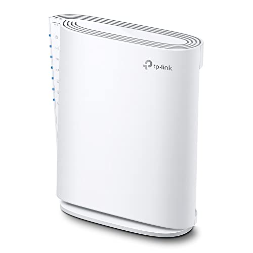 TP-Link RE900XD WiFi 6 WLAN Verstärker Repeater AX6000, 160-MHz-Kanal, 2,5-Gbit/s-Port + 2× Gigabit-Ports, 4×4 MU-MIMO, WPA 3, Der leistungsstärkste Wi-Fi 6 Repeater von TP-Link