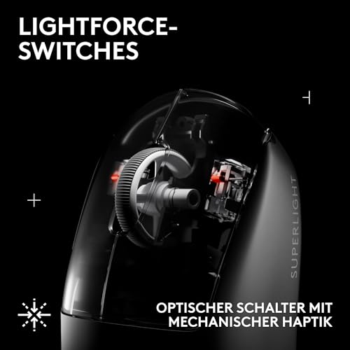 Logitech G PRO X SUPERLIGHT 2 SE kabellose Gaming-Maus | Für PC/Mac, 60 g Pro-Grade-Maus, 5 programmierbare Tasten, 44K-DPI-Sensor, 8.000 Hz Signalrate, USB-C-Ladefunktion - Weiß
