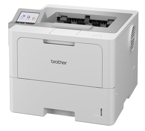 Brother HL-L6410DN, S/W-Laserdrucker, Duplex, LAN, 50 Seiten/Min. | Kassette 520 Blatt, erweiterbar, Gigabit-LAN und USB, Für hohe Druckvolumen