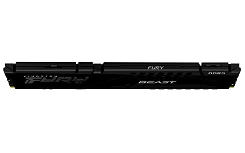 Kingston FURY Beast Schwarz DDR5 16GB 5600MT/s CL40 DIMM Desktop Gaming Speicher Einzelnes Modul Intel XMP - KF556C40BB-16