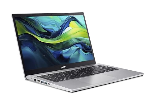 Acer Aspire Go 15 (AG15-42P-R6JZ) Laptop, 15,6" FHD IPS Display, AMD Ryzen 7 5825U, 32 GB RAM, 1 TB SSD, AMD Radeon Grafik, Windows 11, QWERTY Tastatur, Silber