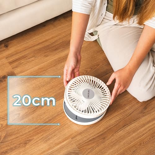 Cecotec Akku-Ventilator EnergySilence 800 FoldAir Portable, 7.200 mAh