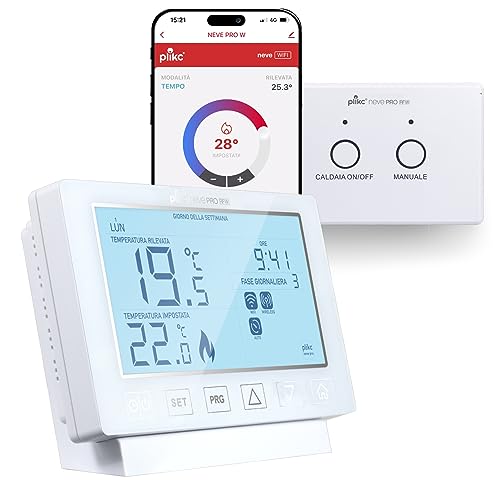 Digitales WiFi Dualband Chronothermostat kompatibel mit Alexa - (Neve PRO RFW)