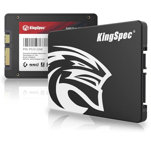 KingSpec 256GB 2.5" SATA Festplatte Intern SSD SATA 3 interne SSD 3D NAND Flash, 2.5 Zoll kompatibel mit Desktop/Laptop