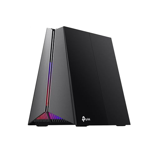 TP-Link Archer GE550 Wi-Fi 7 Gaming Router Tri-Band BE9300, 2 × 5 Gbps-Port + 3 × 2,5 Gbps-Port, MLO, VPN, Dedizierter Gaming-Anschluss, Dediziertes Spiele-Panel, Exklusive Beschleunigung für Spiele