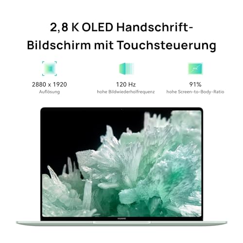 HUAWEI MateBook 14 Laptop,14.2" 2,8 K OLED Handschrift-Bildschirm mit Touchsteuerung, Ultraschlankes Design, Intel Core Ultra 5, 16GB+512GB, 19Hr Continuous Video Playback, Windows 11 Home, Space Grau