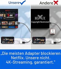 USB C auf HDMI Adapter 4K 60Hz mit 100W PD Ladung für Laptop Monitor Fernseher