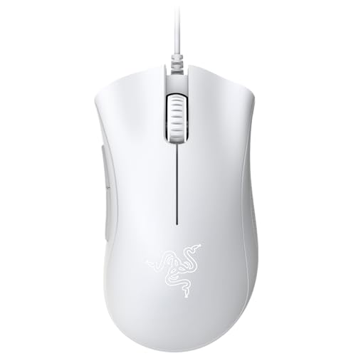 Razer DeathAdder Essential (2021) - Essentielle Gaming-Maus mit optischem 6.400-DPI-Sensor - Ergonomisches Gehäuse - Extra robust - PC/Mac | Weiß