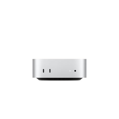 Apple Mac mini mit Apple M6 Chip - Silber | 12‑Core CPU und 12‑Core GPU, 24GB Gemeinsamer Arbeitsspeicher, 512 GB