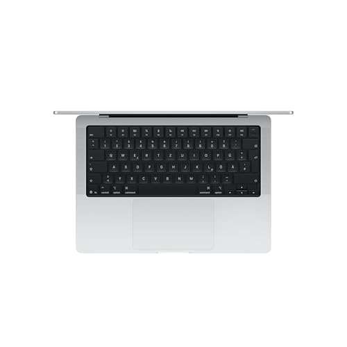 Apple MacBook Pro Laptop mit M5 Pro Chip mit 15-Core CPU und 16-Core GPU: Entwickelt für KI, 14,2" Liquid Retina XDR Display, 24 GB gemeinsamer Arbeitsspeicher, 1 TB SSD, WLAN 7; Silber