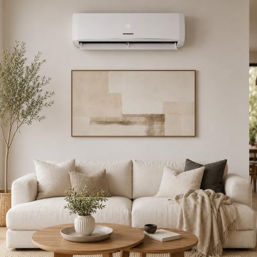 Heinner HAC-HS09WH++ Split-Klimaanlage Weiß, 9000 BTU, A++ Kühlung, A+ Heizung, Wandmontage, 8°C-Heizfunktion, Sleep, iFEEL, Smart, Dimmer, Economy, 24h Timer, Auto-Restart, Silent-Modus, für 10–15 m²