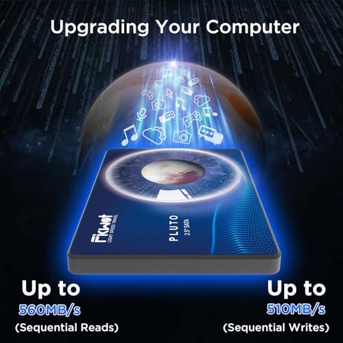 Fikwot FX815 2,5 Zoll SATA III Interne Solid State Drive – 6Gb/s 3D NAND Interne SSD, 550MB/s Lesen, schnelle Festkörper- Laufwerk für Laptop und Desktop(256GB)