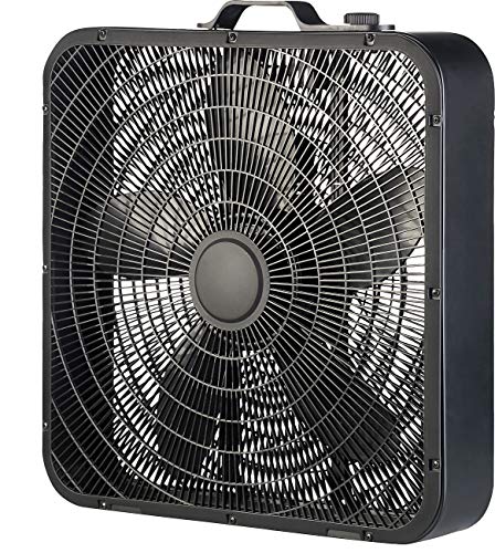 Sichler Haushaltsgeräte Bodenventilator leise: Extrastarker Bodenventilator, 3 Geschwindigkeitsstufen, 60 W, Ø 48 cm (Boxventilator, Kastenventilator, Klima)