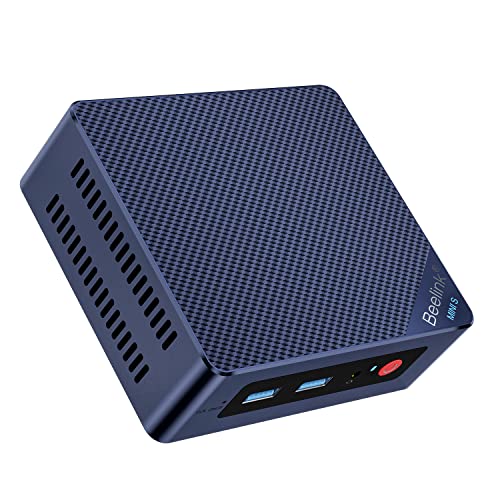 Beelink MINI-S12 Mini PC, 12th Gen Intel Alder Lake-N95 Processor (up to 3.40GHz) Mini Computer, 8GB RAM 256GB SSD Windows 11 Home Business Mini Desktop PC, Dual HDMI/WiFi 5/BT4.2/RJ45 2.5G