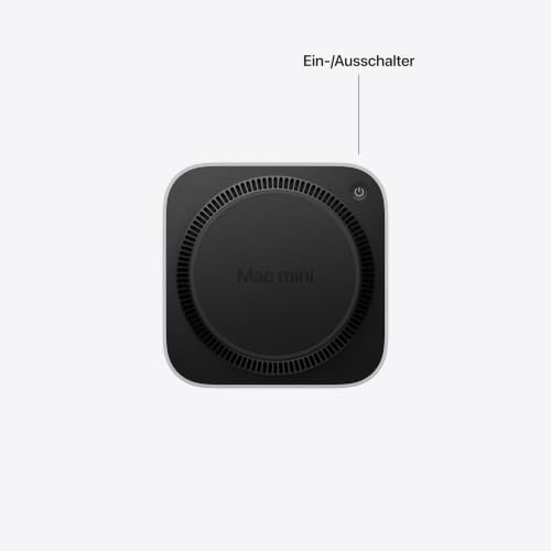 Apple Mac mini mit Apple M6 Chip - Silber | 12‑Core CPU und 12‑Core GPU, 24GB Gemeinsamer Arbeitsspeicher, 512 GB