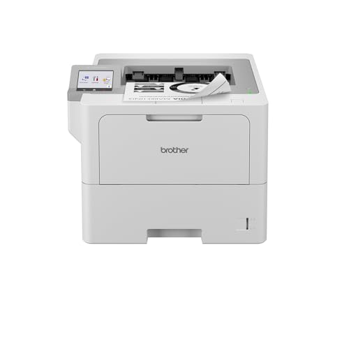 Brother HL-L6410DN, S/W-Laserdrucker, Duplex, LAN, 50 Seiten/Min. | Kassette 520 Blatt, erweiterbar, Gigabit-LAN und USB, Für hohe Druckvolumen