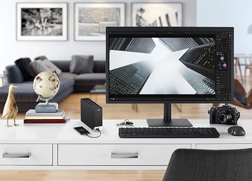 Seagate One Touch HUB 6TB, Externe Festplatte, 2 fach USB Hub, 3.5 Zoll, USB 3.0, PC, Notebook & Mac, inkl. Data Rescue Service (STLC6000400)