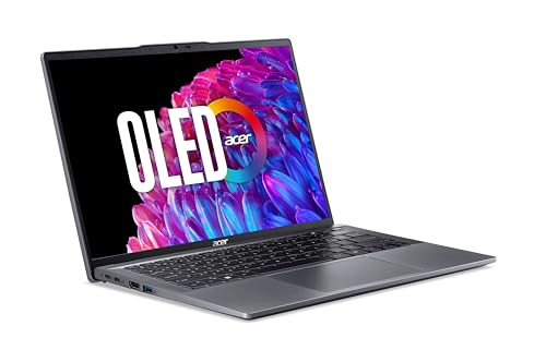 Acer Swift Go 14 OLED | Laptop | AMD Ryzen 7 | 32GB | 1TB | mit Netzteil | 14" OLED Display| AMD Ryzen 7 8845HS| 32GB RAM| 1TB SSD| AMD Radeon Graphics| Windows 11| QWERTZ Keyboard| SFG14-63-R81N