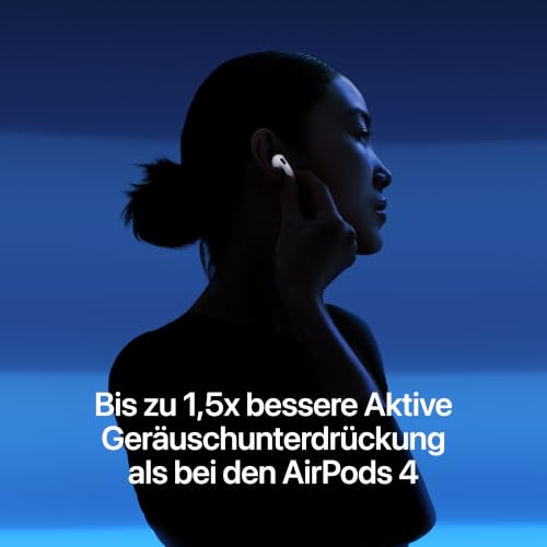 Apple AirPods 5 Kabellose In Ear Kopfhörer | Bluetooth Kopfhörer, Aktive Geräuschunterdrückung, Personalisiertes 3D Audio, Live Übersetzung, USB C Ladecase, H2 Chip