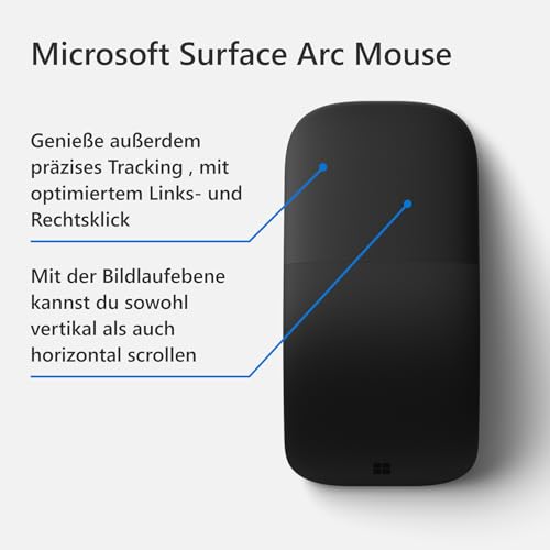 Microsoft Surface Arc Mouse | Schwarz