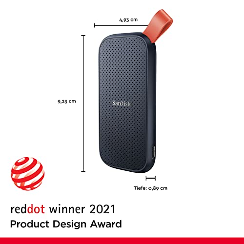 SanDisk Portable SSD 1 TB (Externe Festplatte mit SSD Technologie 2,5 Zoll & Ultra USB 3.0 Flash-Laufwerk 128 GB
