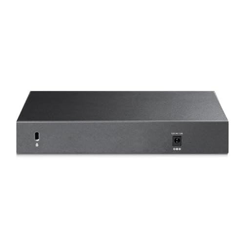 TP-Link TL-SG108-M2 8× 2.5-Gigabit Ports Ethernet LAN Switch(Plug-and-Play,Metallgehäuse, QoS, IGMP-Snooping, Ideal für 2.5G NAS, Server, Gaming-Computer, WiFi 6 AP, 4K-Video) schwarz