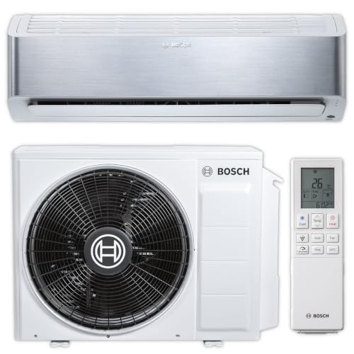 Bosch Split Klimaanlage Komplett-Set | CLC8001i 25 ES | 2,5 kW | silber | 7733701690