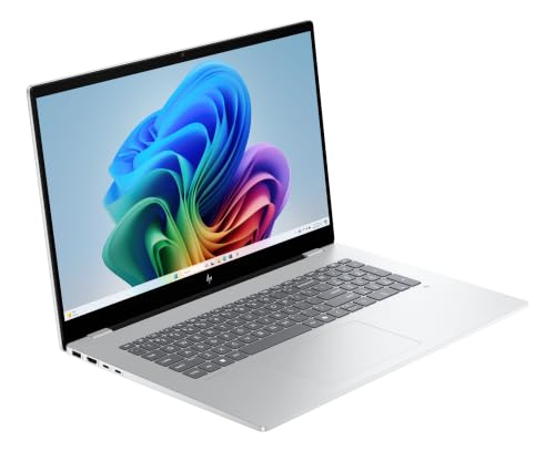 HP OmniBook 7, 17,3" FHD Touch, Intel Core Ultra 7, 16GB RAM, 1TB SSD | Copilot+ Laptop für Business, Kreativarbeit & Multitasking auf großem Display - inkl. Netzteil und Ladekabel, QWERTZ, Silber