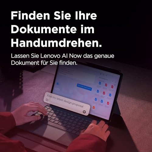 Lenovo Yoga Tab Plus Tablet AI 12,7" 16 GB 256 GB Android Seashell | 12.7 Zoll 3K Display | Qualcomm Snapdragon 8 | 16GB RAM | 256GB Speicher | Android 14 | WiFi7 + BT5.4 | Seashell | inkl.Stift