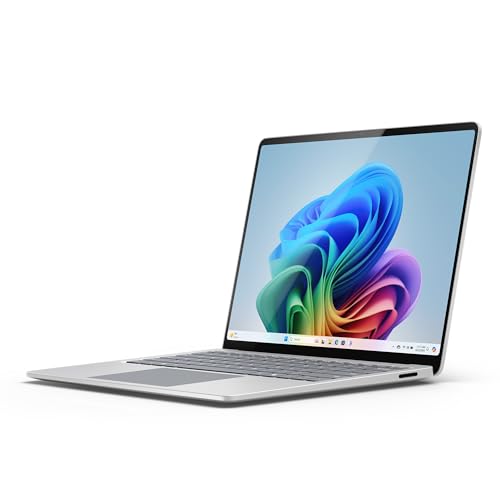 Microsoft Surface Laptop, 13.8" | Snapdragon X Elite | 16GB RAM, 512GB SSD | 13.8" LCD Touchscreen | Copilot+ PC | Platin | Windows 11 Home | 7. Edition