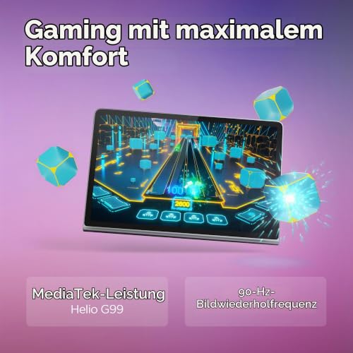 Lenovo Tab Plus, 2K-Display 11,5 Zoll - (MediaTek Helio G99 Prozessor, 8 GB RAM, 128 GB Speicher, WiFi, Tablet Android 13) - Luna Grey, Exklusiv von Amazon